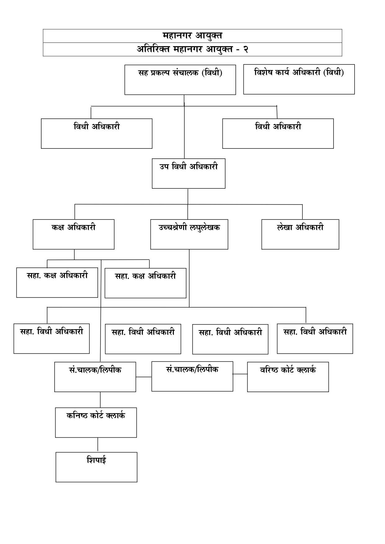 Legal Organization Chart