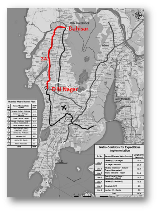 Metro-Line 2A-Key-Map