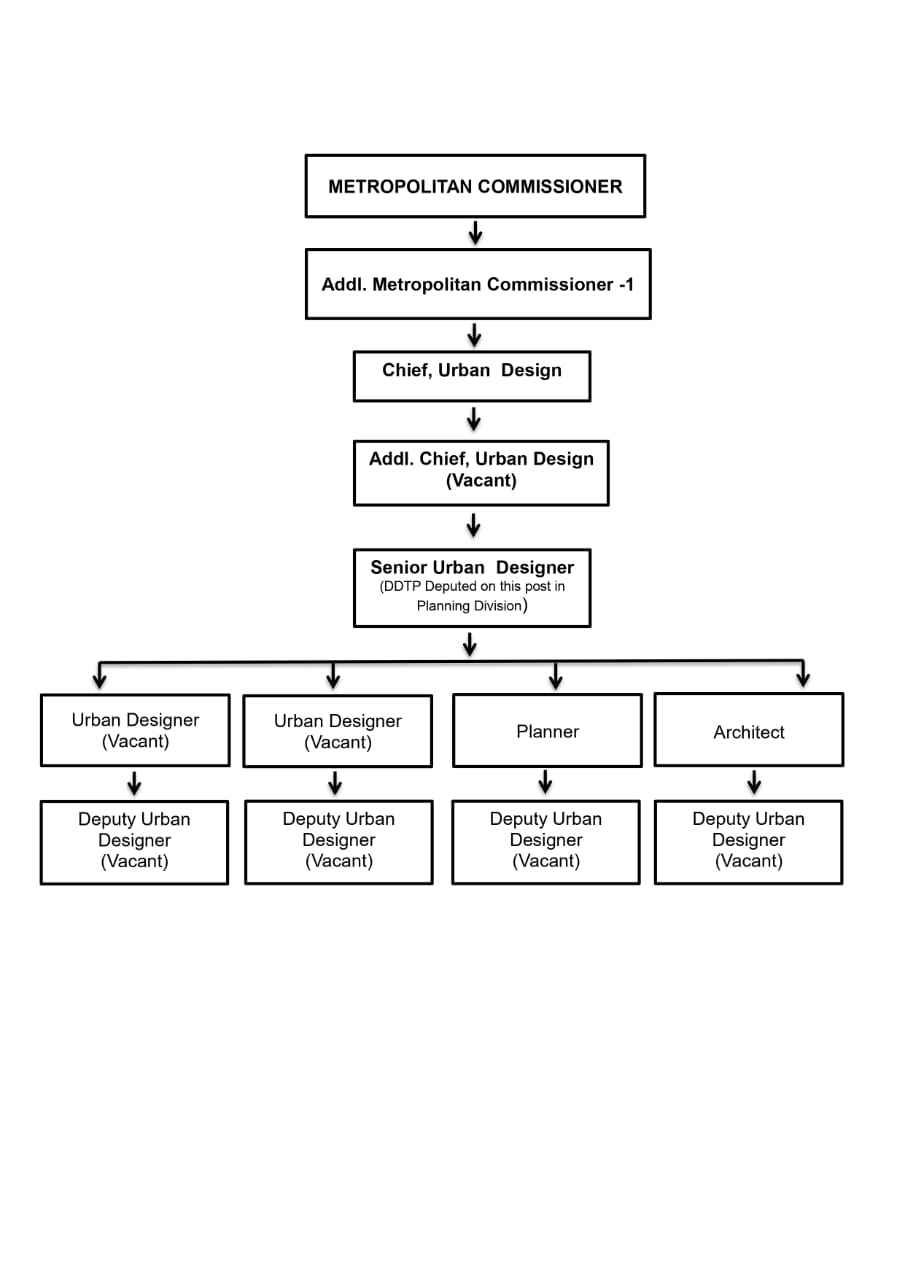 Divisions-Urban Design org chart