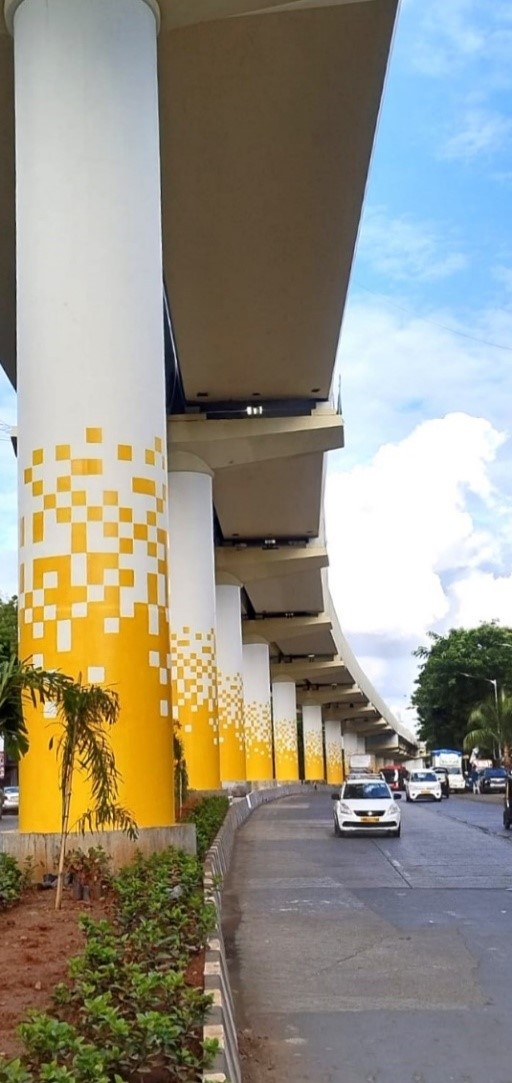 Metro Pillars and Viaduct Paintings