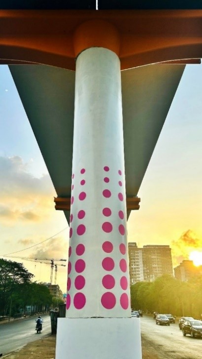 Metro Pillars and Viaduct Paintings