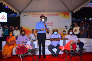 Inauguration Ceremony of Improvements and Beautification at Kalanagar junction and Bhoomipoojan of WEH Cycle Track (Kalanagr to Vakola)