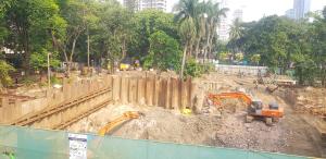 Construction of Balasaheb Thackeray Rashtriya Smarak at Mayor's B1